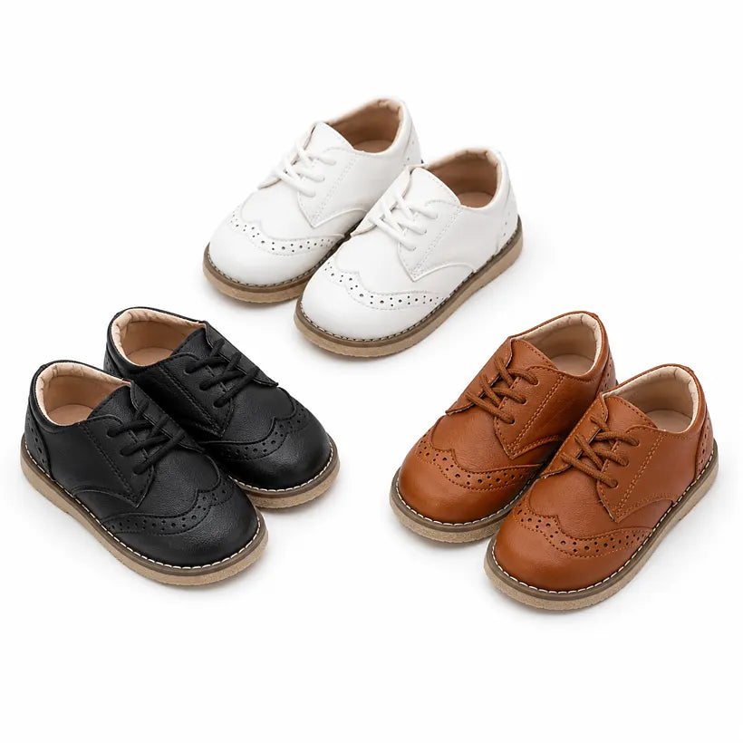 Kids Smart Oxford Brogue Shoes