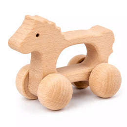 Little Wooden Animal Roller