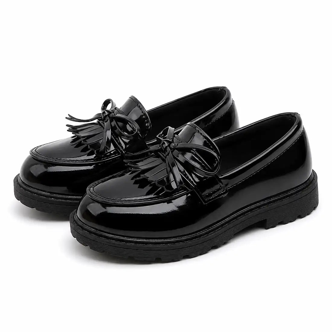Bow Shine Loafers