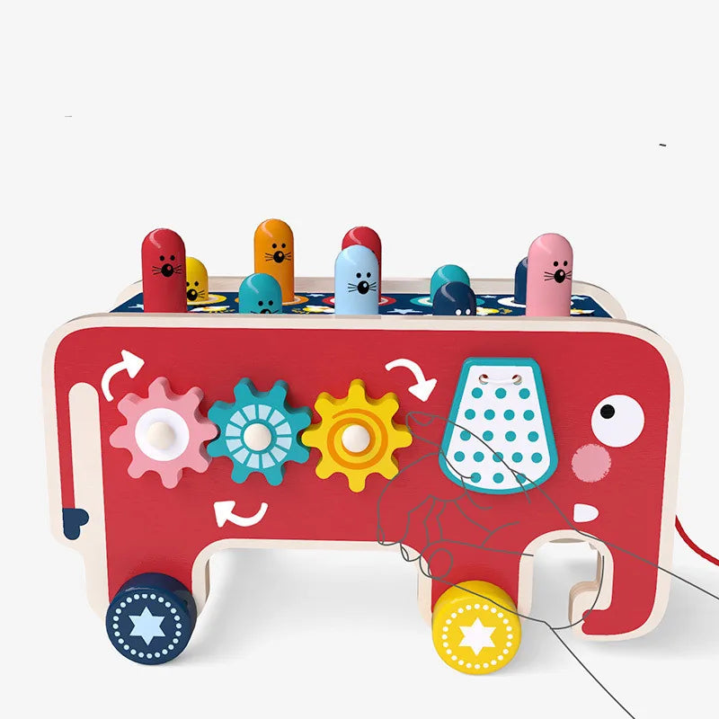 Busy Bus Wooden Pounding Toy