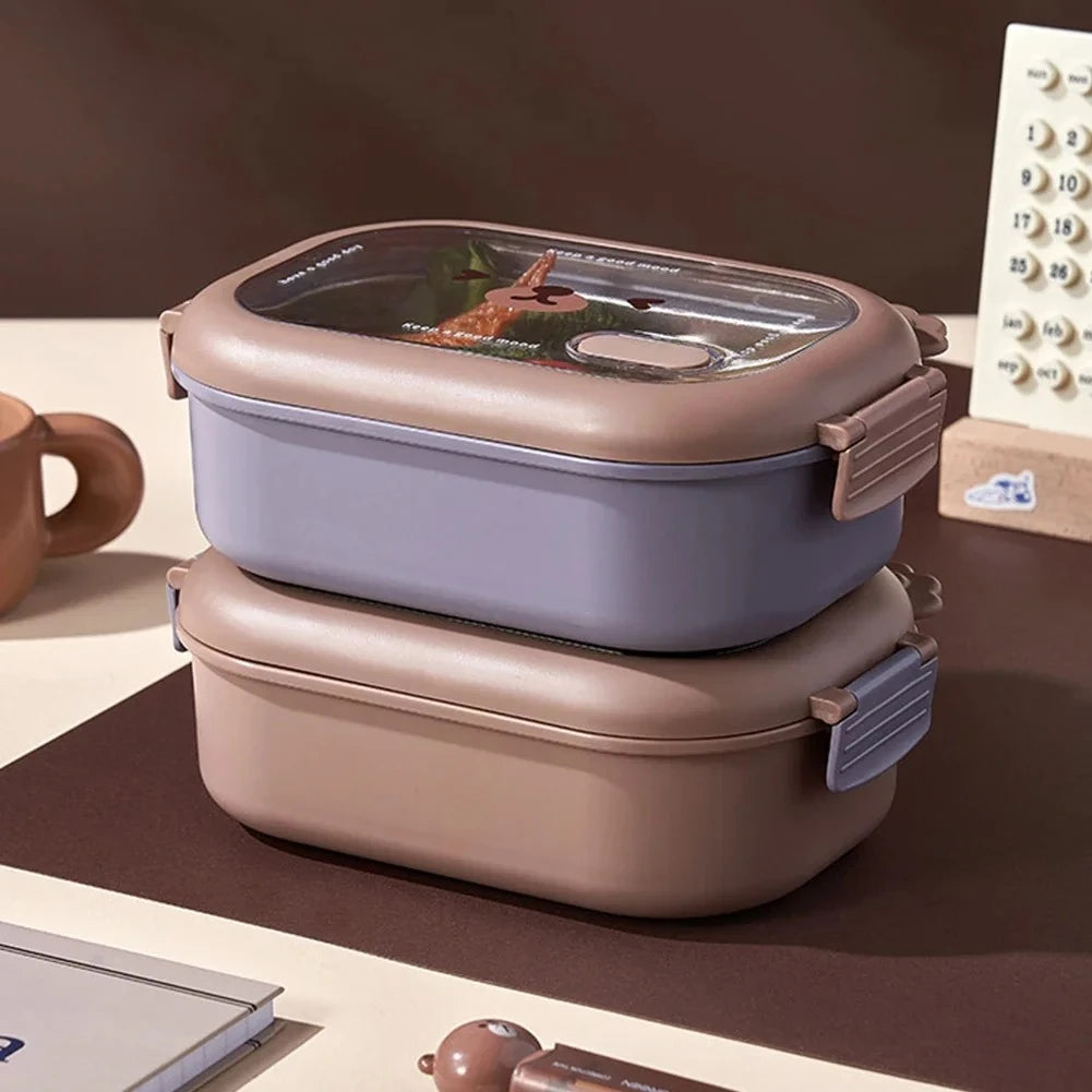 Bear Stainless Steel Lunch Box