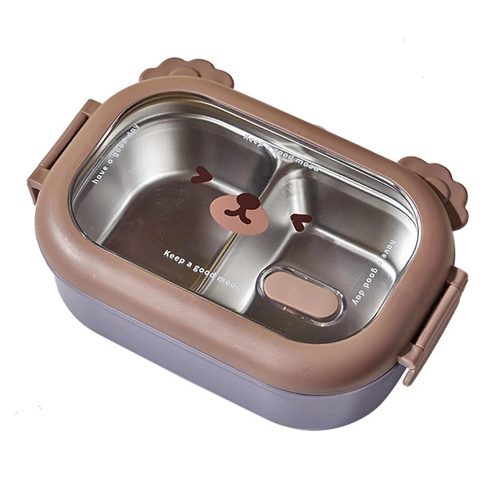 Bear Stainless Steel Lunch Box