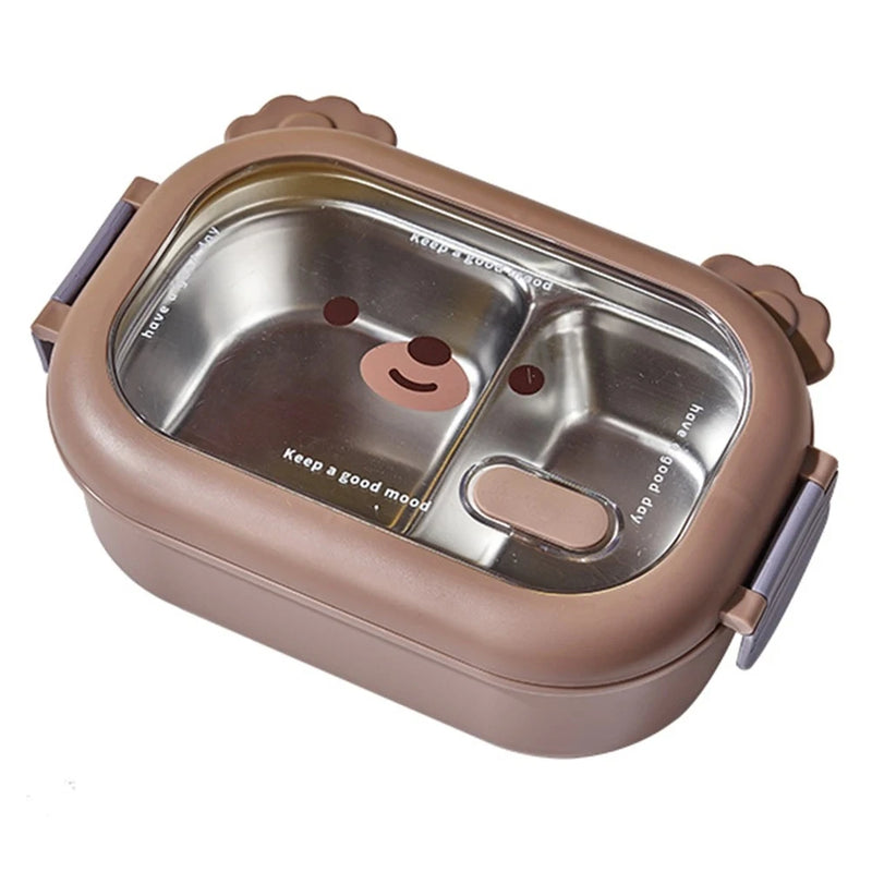 Bear Stainless Steel Lunch Box