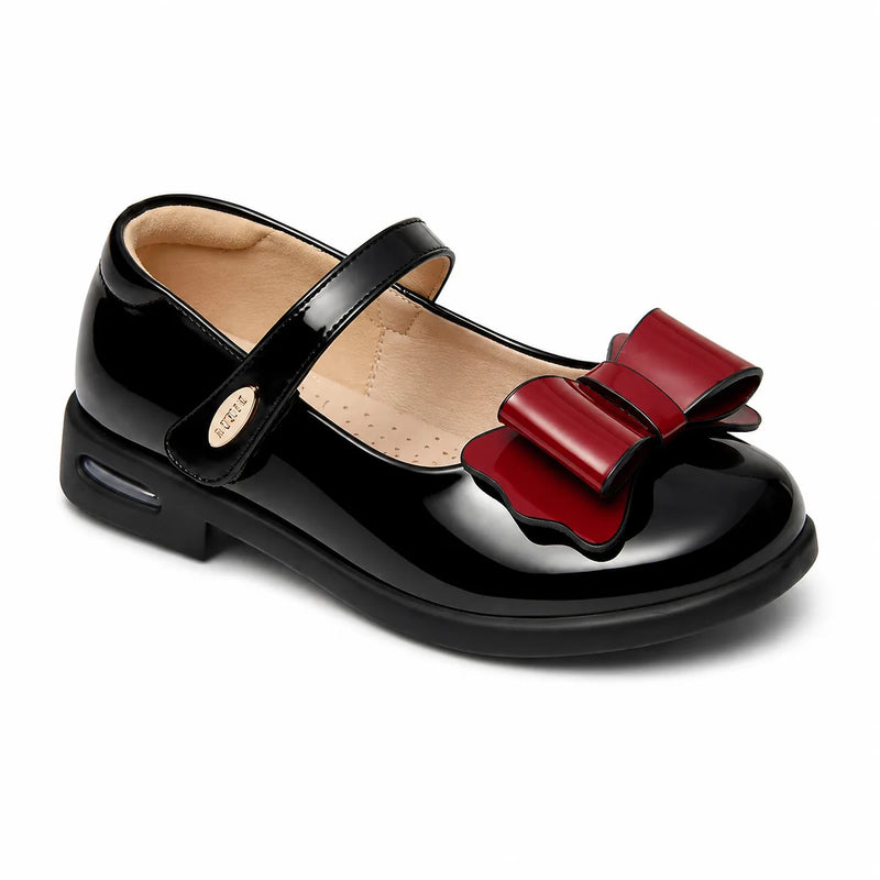 Glossy Bow Mary Janes